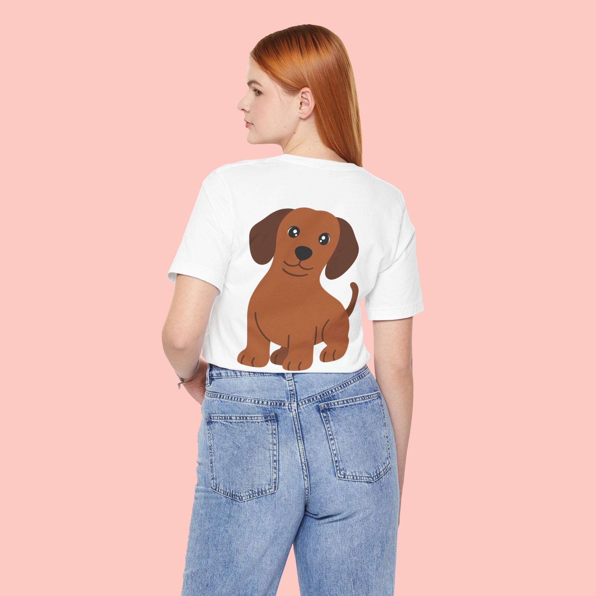 Dachshund Graphic Tee - Cute Brown Sausage Dog T-Shirt