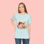 Dog Mom T-Shirt — Cute Floral Puppy Tee for Dog Lovers