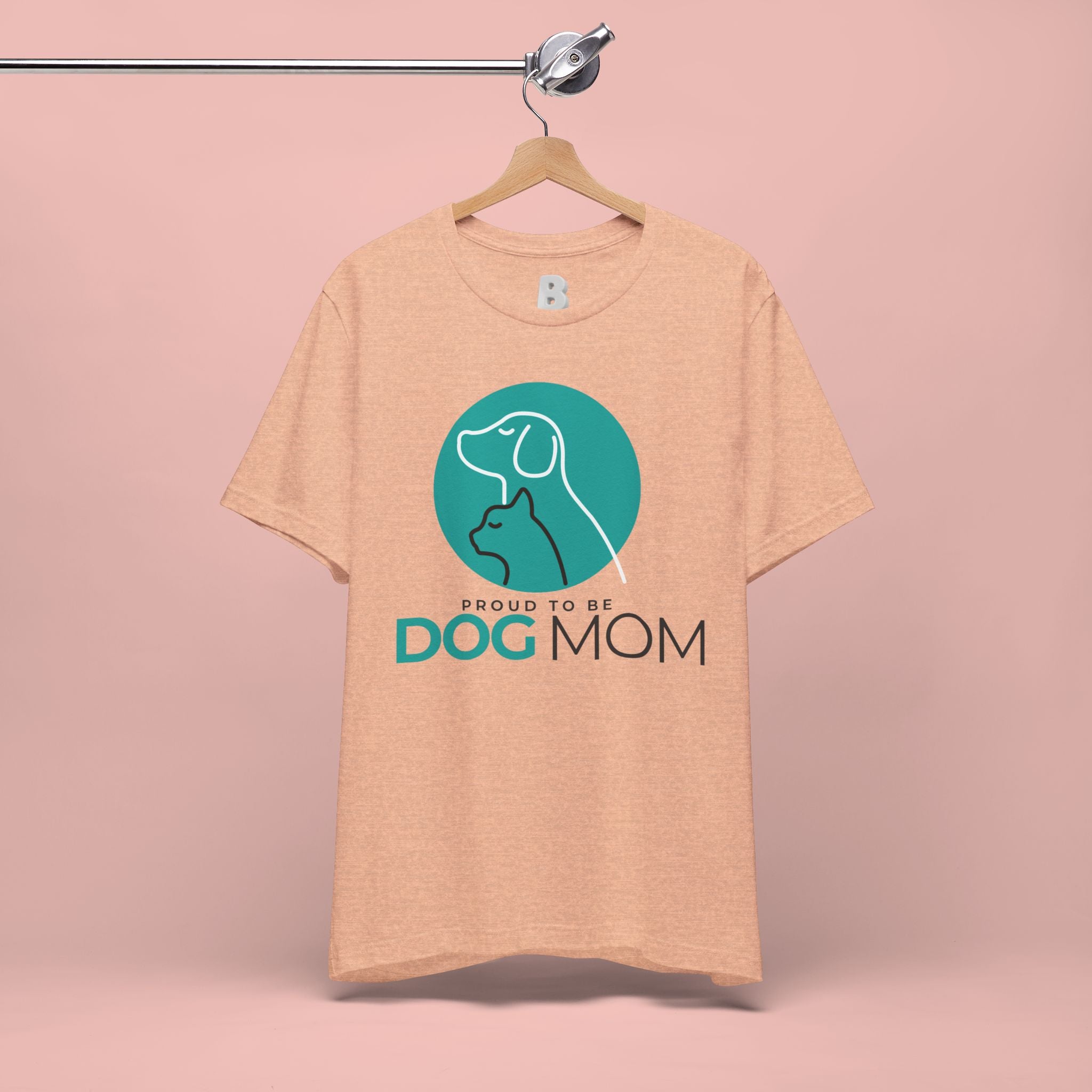 Dog Mom T-Shirt – "Proud to Be Dog Mom" Graphic Tee