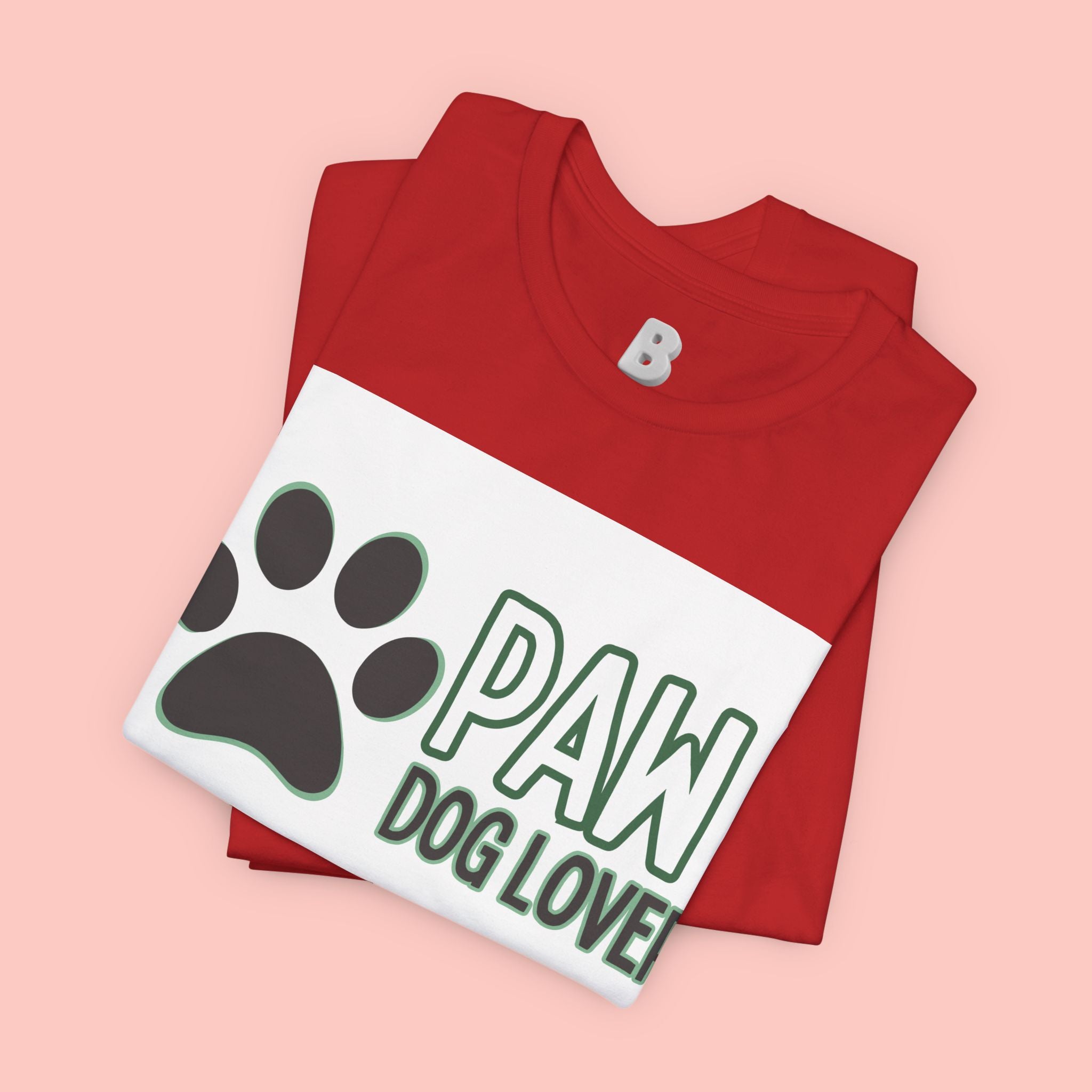 Paw Dog Lover T-Shirt — Cute Paw Print Tee for Dog Owners