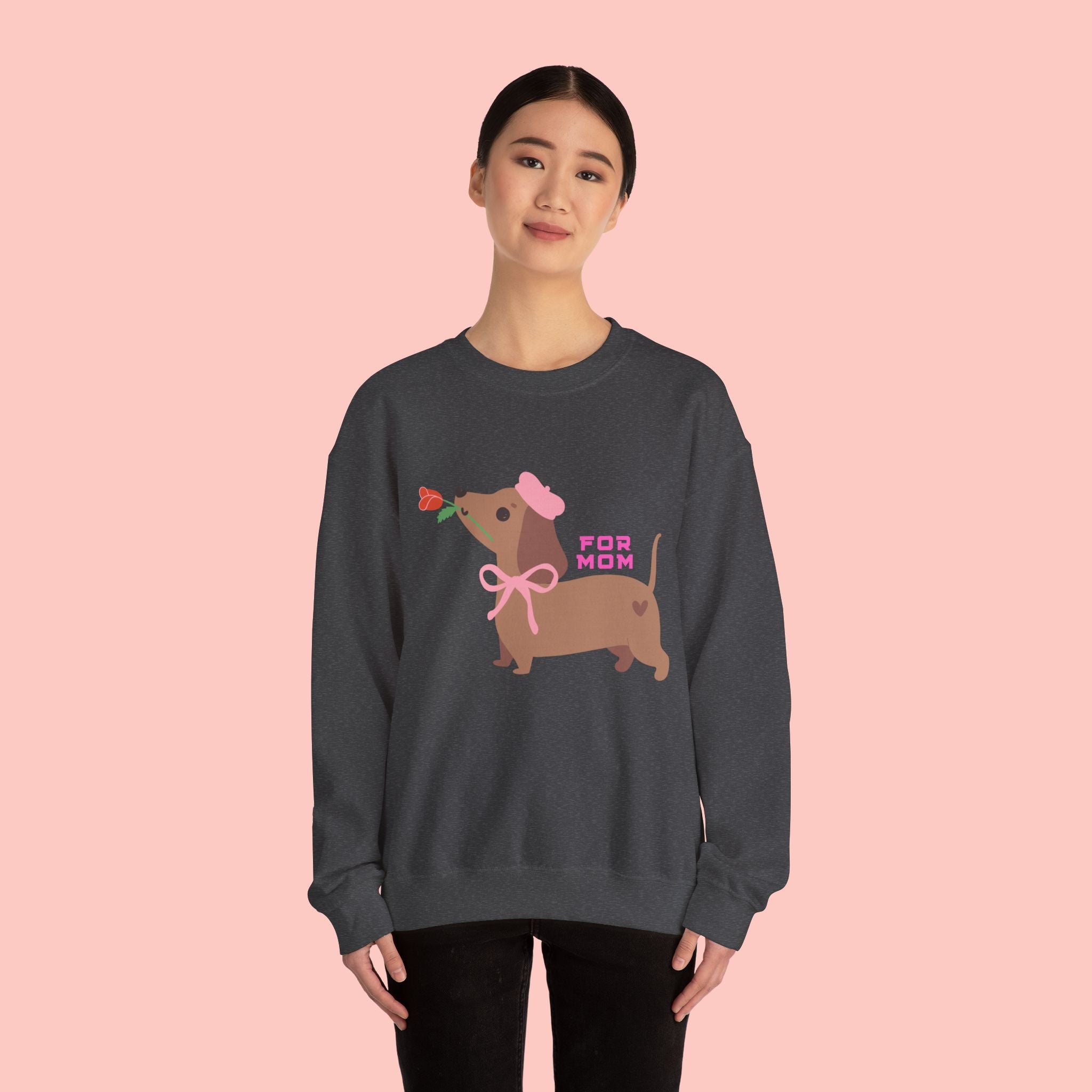 Dachshund 'For Mom' Crewneck Sweatshirt – Cute Dog Mom Gift
