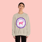 Dog Walking Sweatshirt — "Walking With My Dog Can't Say No" Graphic Crewneck