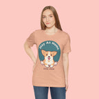 Stay At Home Dog Mom T-Shirt — Cute Corgi Graphic Tee