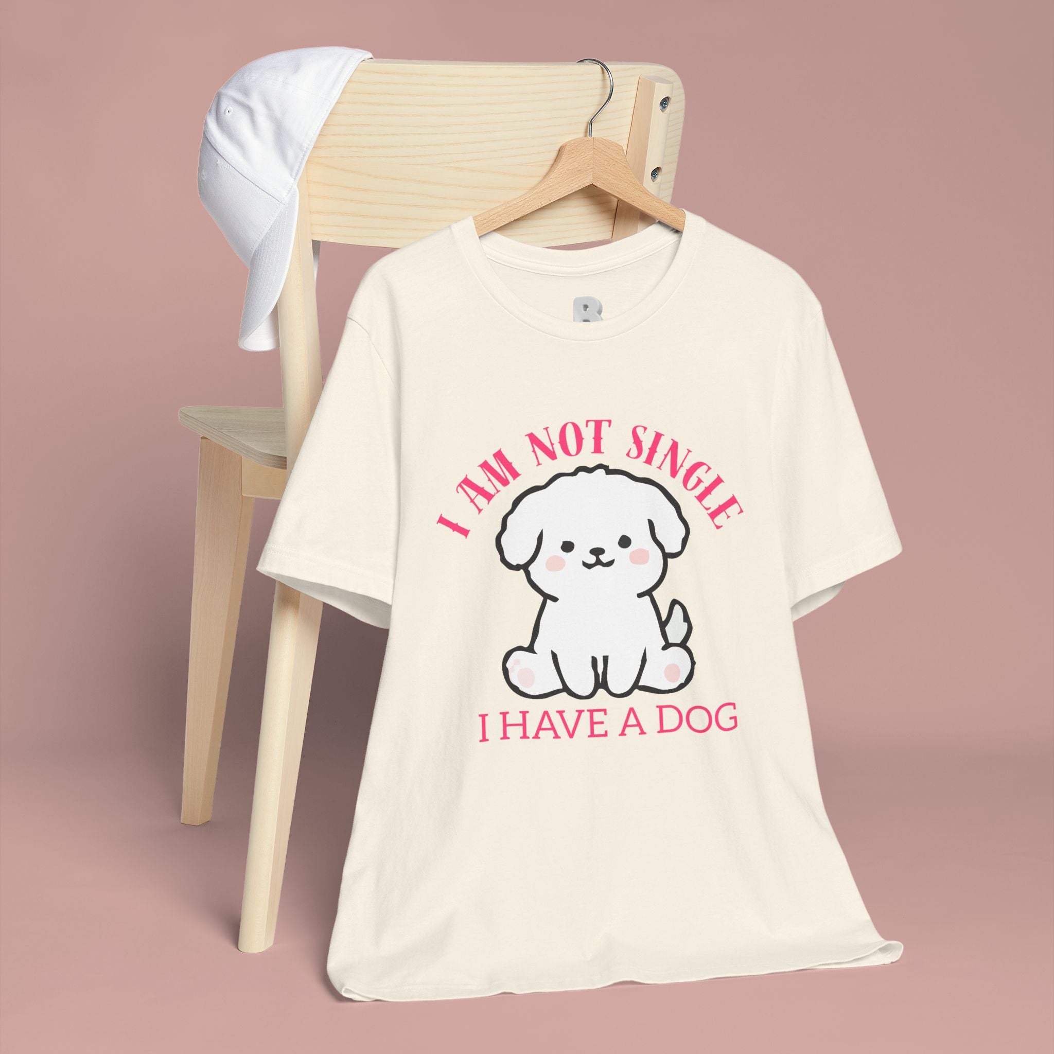 Dog Lover T-Shirt — “I Am Not Single I Have a Dog” Cute Puppy Tee