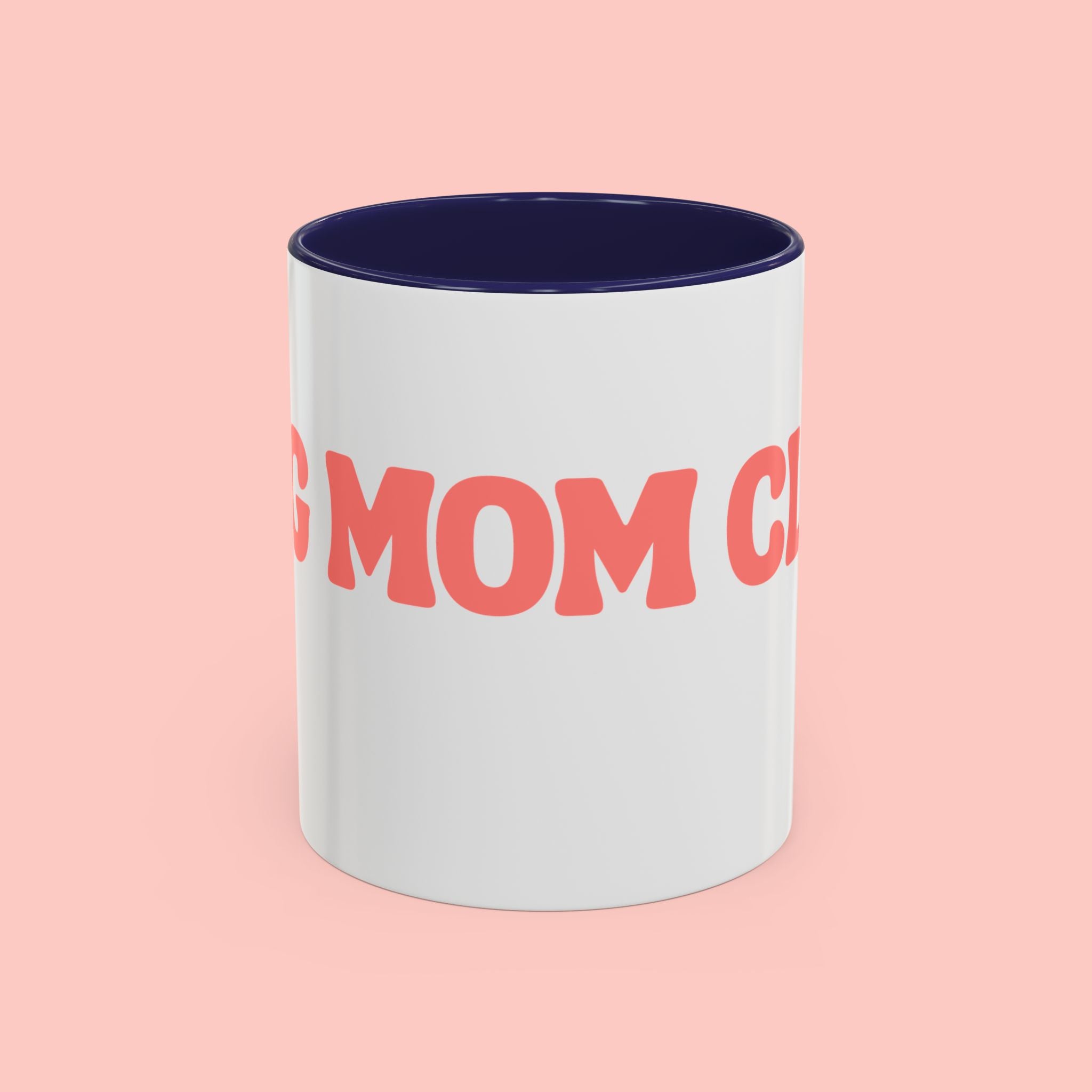 Mom Club Coffee Mug — Cute Paw Print Accent Mug for Dog Moms (11/15 oz)