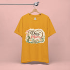 Dog Mom T-Shirt – Floral Heart Paw Design