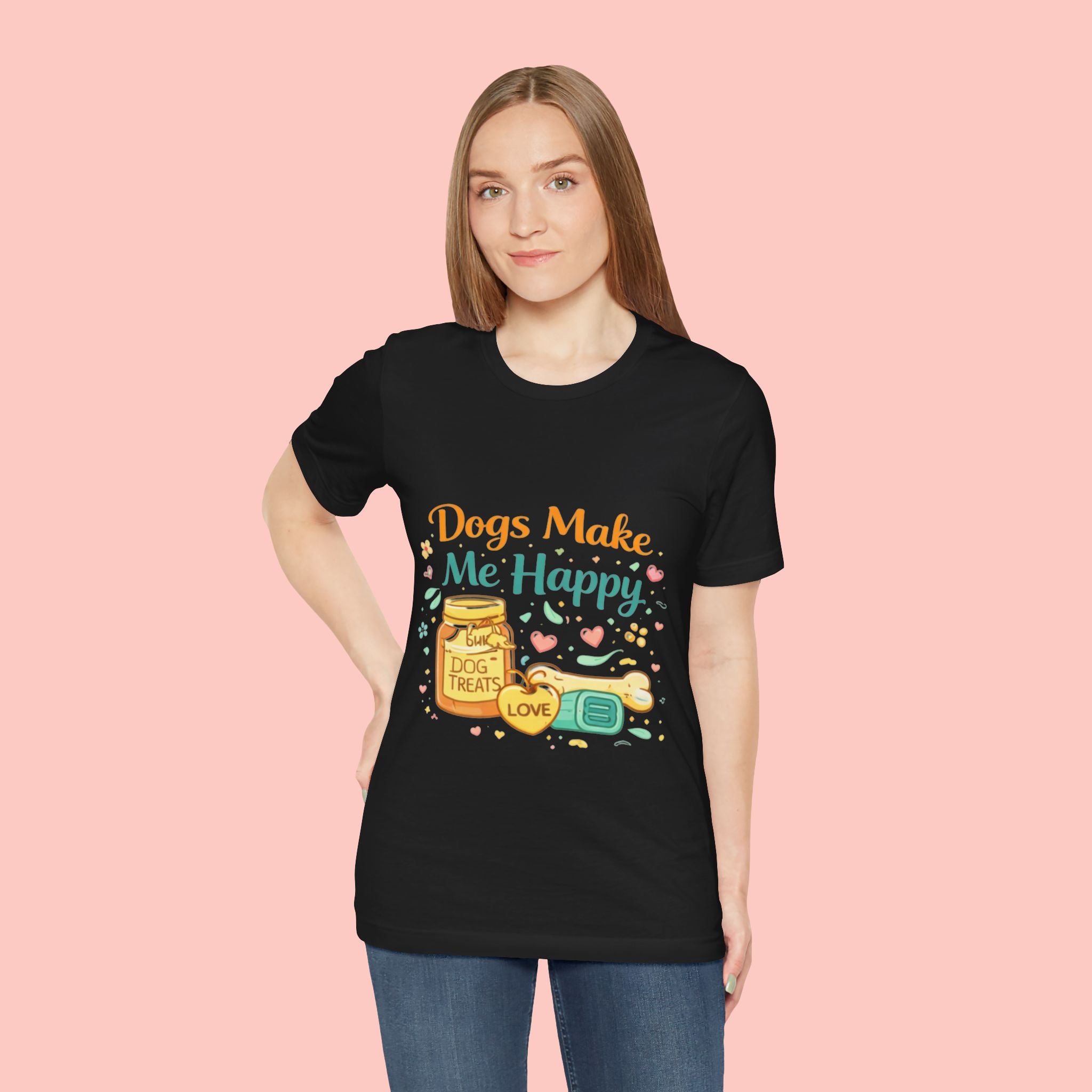 Dogs Make Me Happy T-Shirt