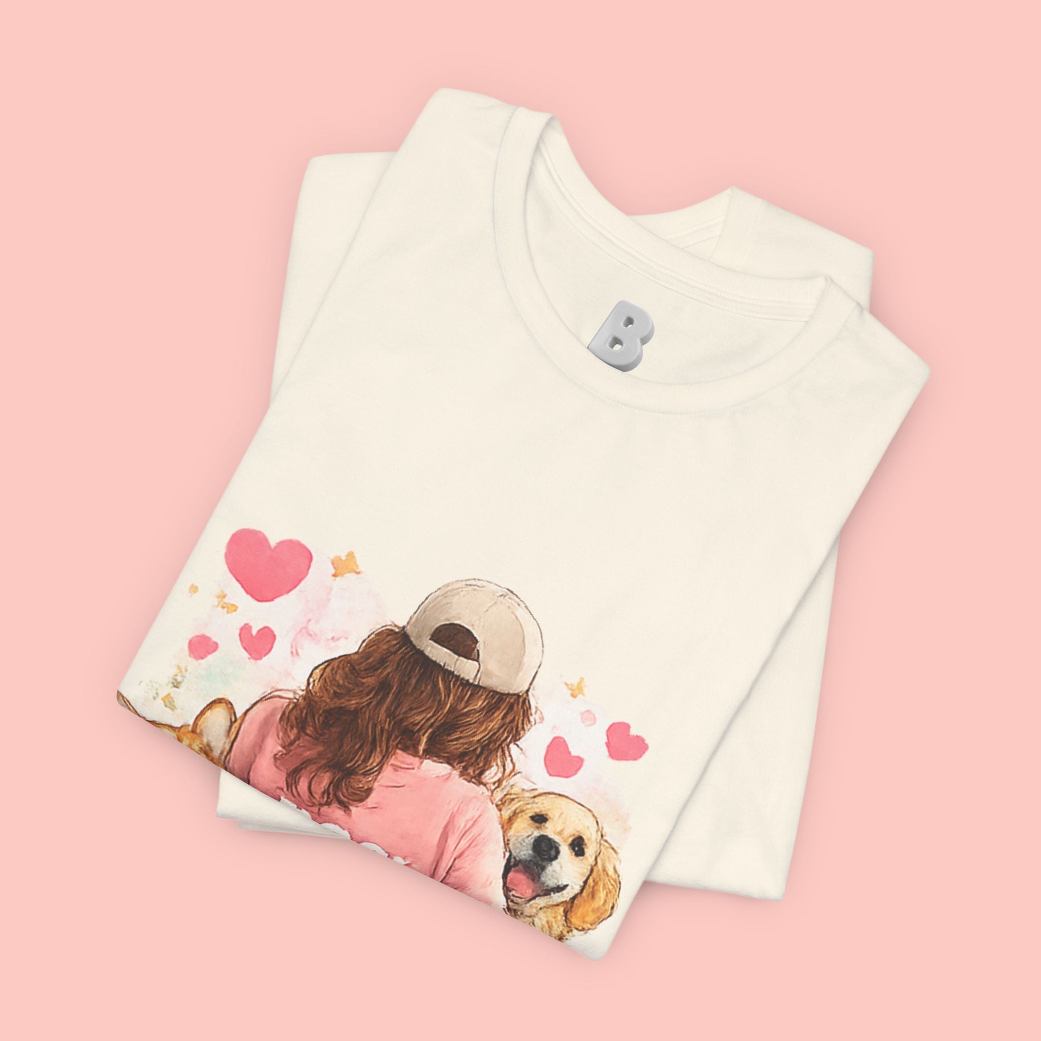 Dog Mom T-Shirt - Cute Woman with Dogs Graphic Tee