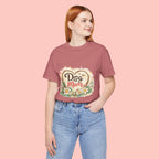 Dog Mom T-Shirt – Floral Heart Paw Design