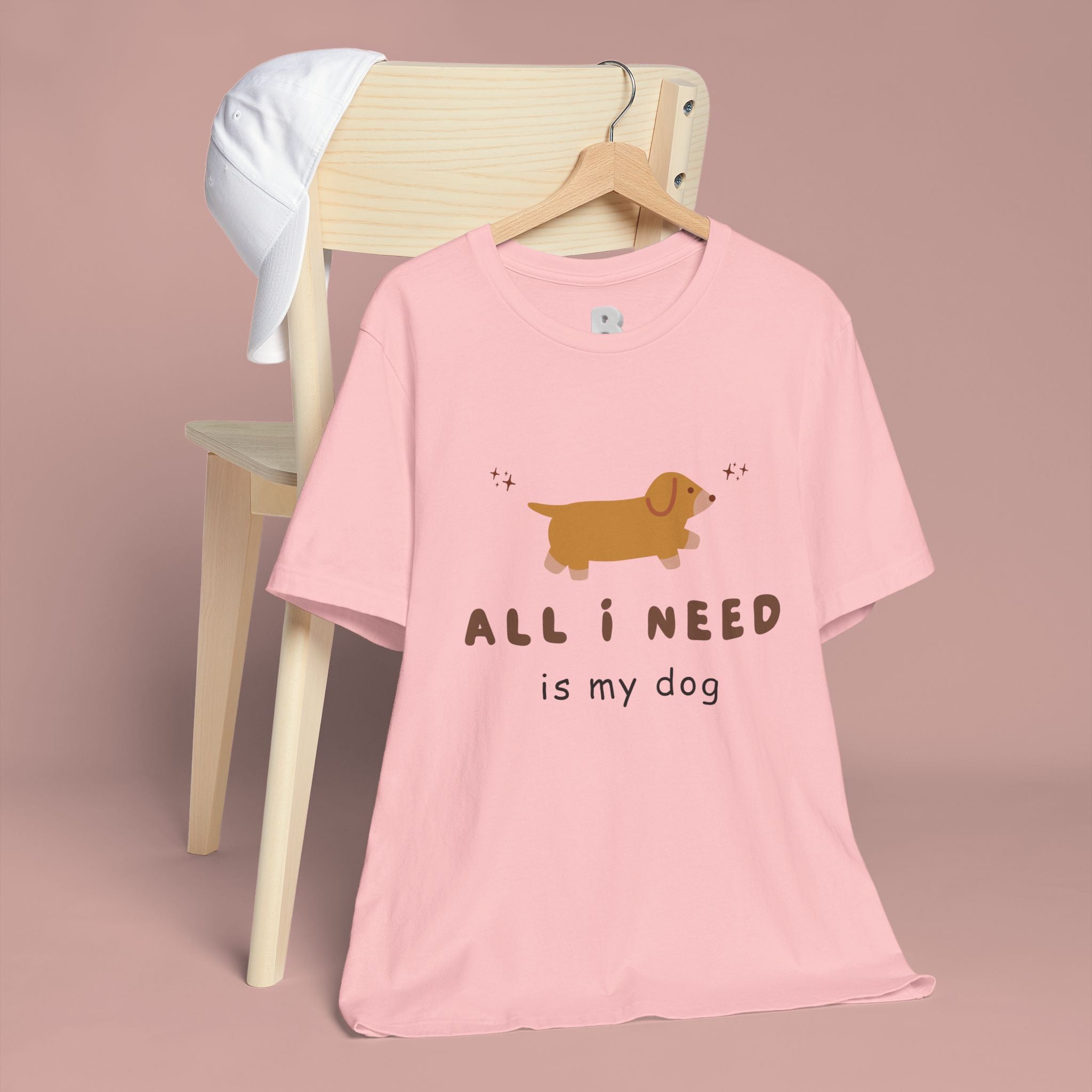 All I Need Is My Dog T‑Shirt — Cute Dachshund Graphic Tee