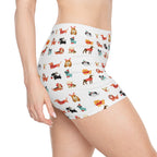 Dog Mom Shorts — Women's Dog Pattern Lounge Shorts