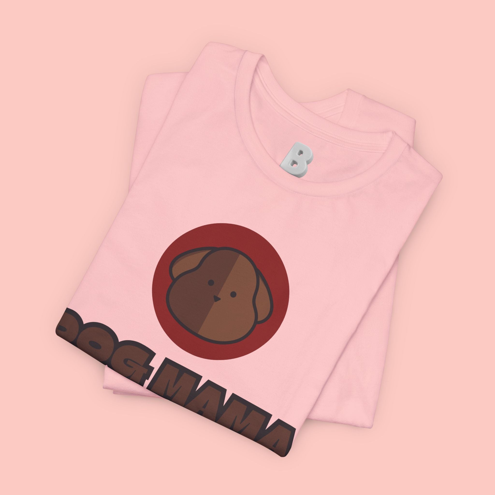 Dog Mama T-Shirt – Cute Brown Pup Graphic Tee