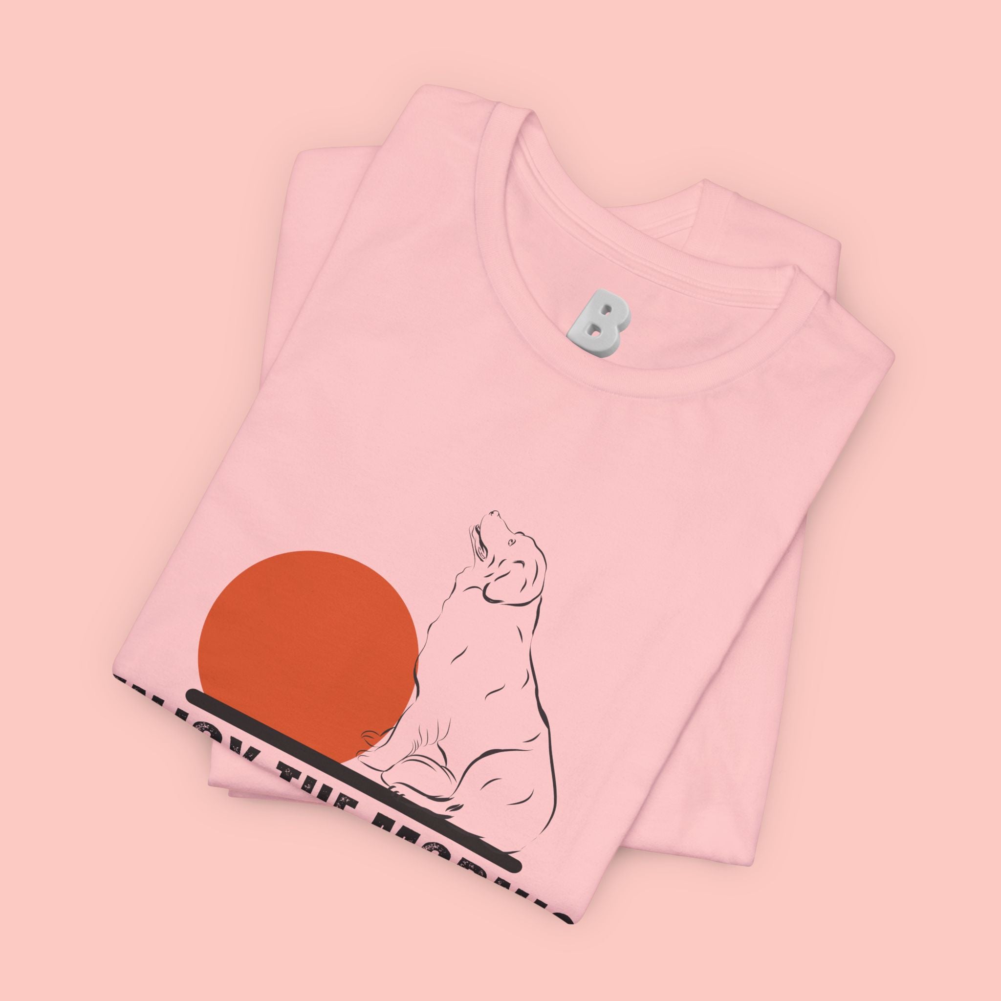 Enjoy the Morning Dog T-Shirt — Graphic Sunrise Pet Lover Tee