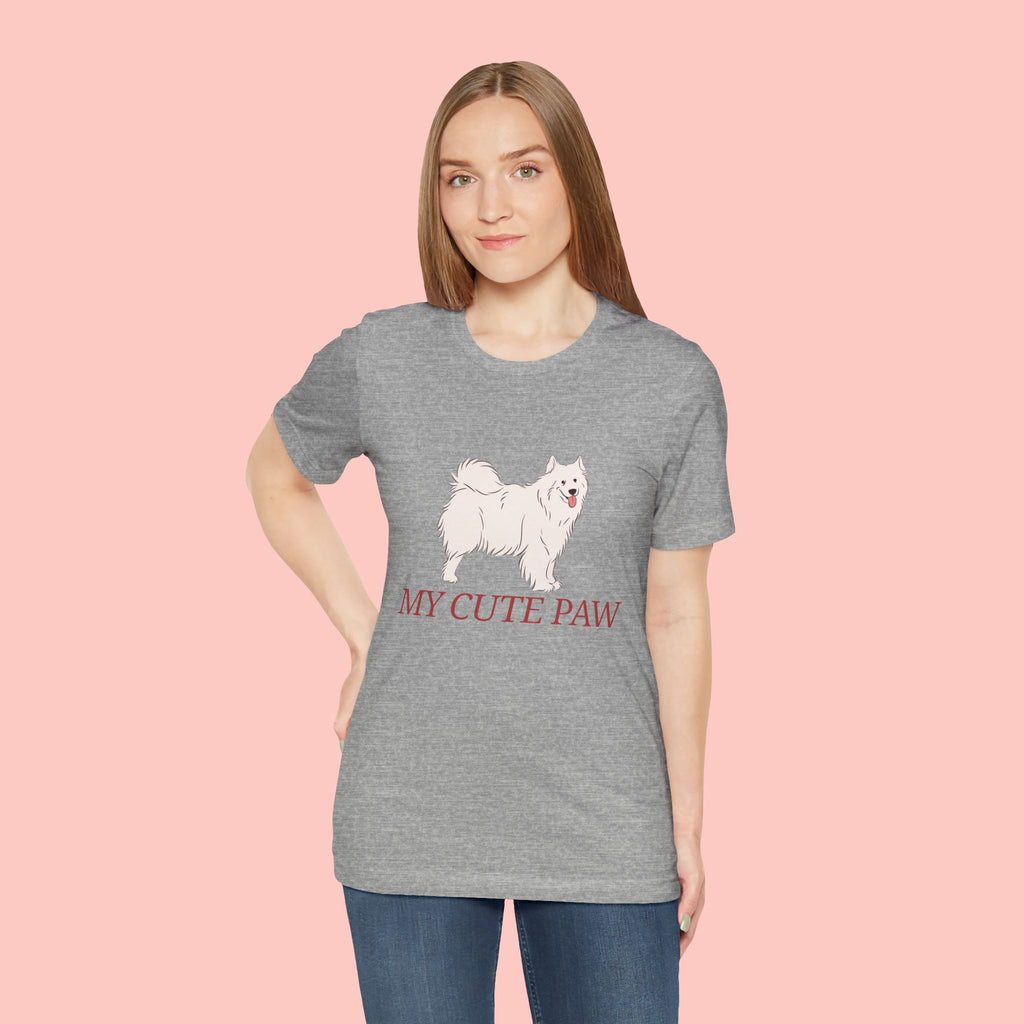 My Cute Paw Samoyed T‑Shirt — Cute Dog Graphic Tee for Pet Lovers