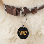 Mama's Boy Pet Tag — Retro Heart Paw ID Tag for Dogs & Cats