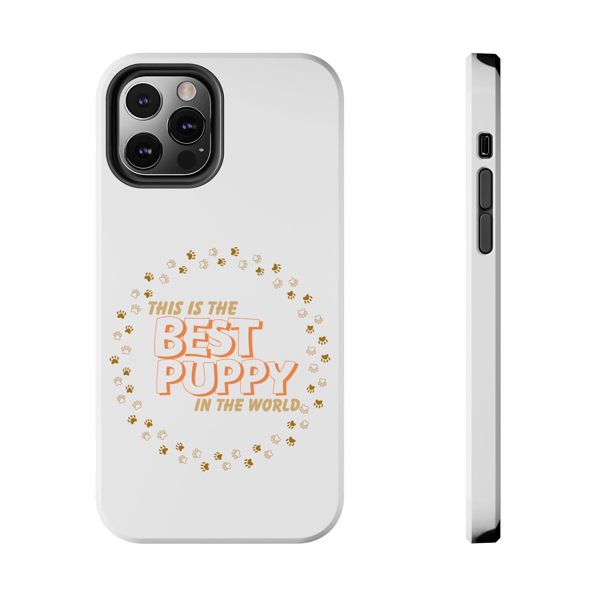 Best Puppy Phone Case — Cute Paw Print Tough Phone Case