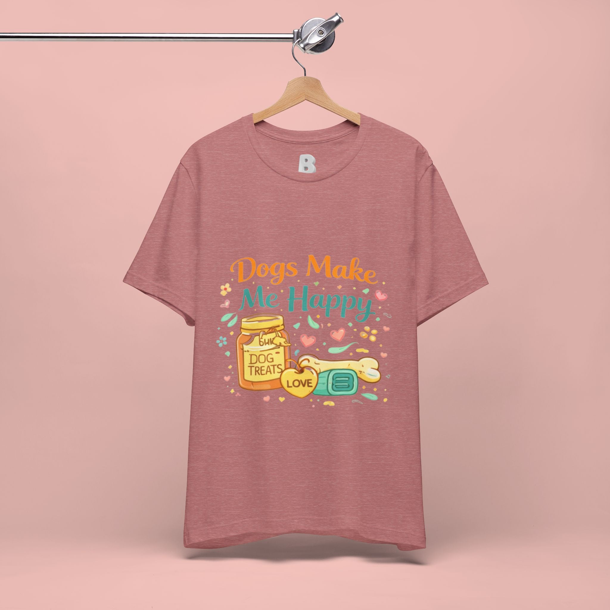 Dogs Make Me Happy T-Shirt