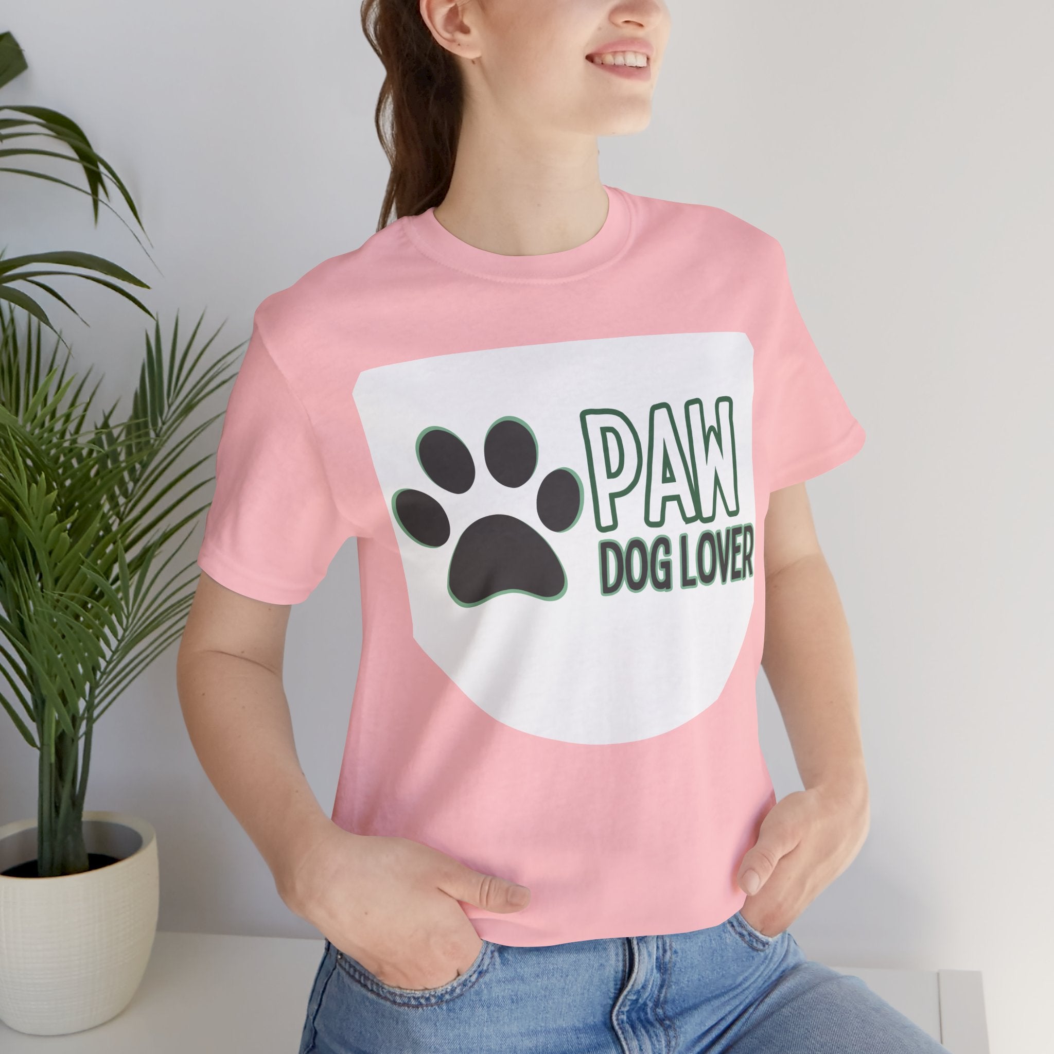 Paw Dog Lover T-Shirt — Cute Paw Print Tee for Dog Owners