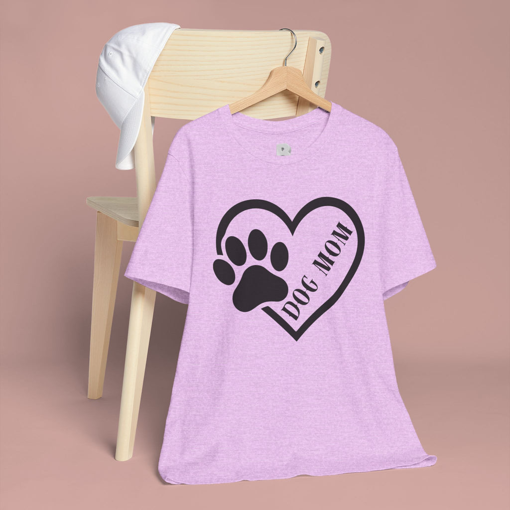 Dog Mom Heart Paw T-Shirt