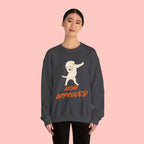 Crewneck Sweatshirt - 'Mom Approved' Dabbing Dog Cute Graphic