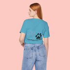 T-Shirt — “Two Paws, One Mom” Paw Print Mom Tee