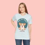 Stay At Home Dog Mom T-Shirt — Cute Corgi Graphic Tee
