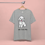 Me & My Dog T-Shirt — Cute Cartoon Puppy Tee for Dog Lovers