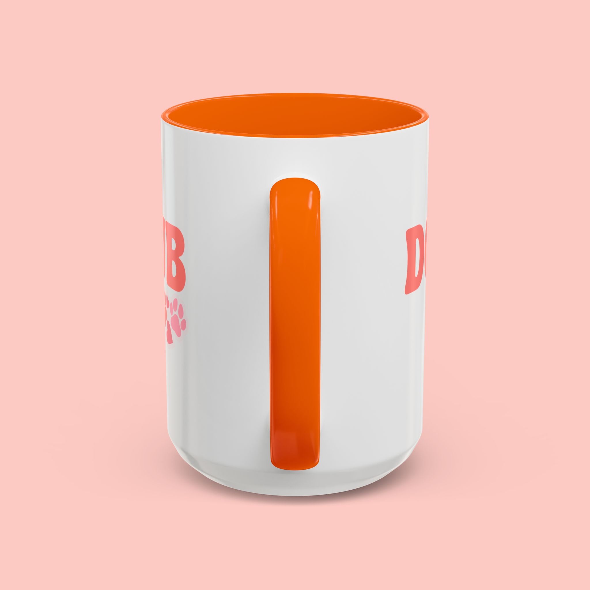 Mom Club Coffee Mug — Cute Paw Print Accent Mug for Dog Moms (11/15 oz)