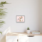 Framed Canvas Print — "First My Dog, Then Everything Else" Corgi Wall Art