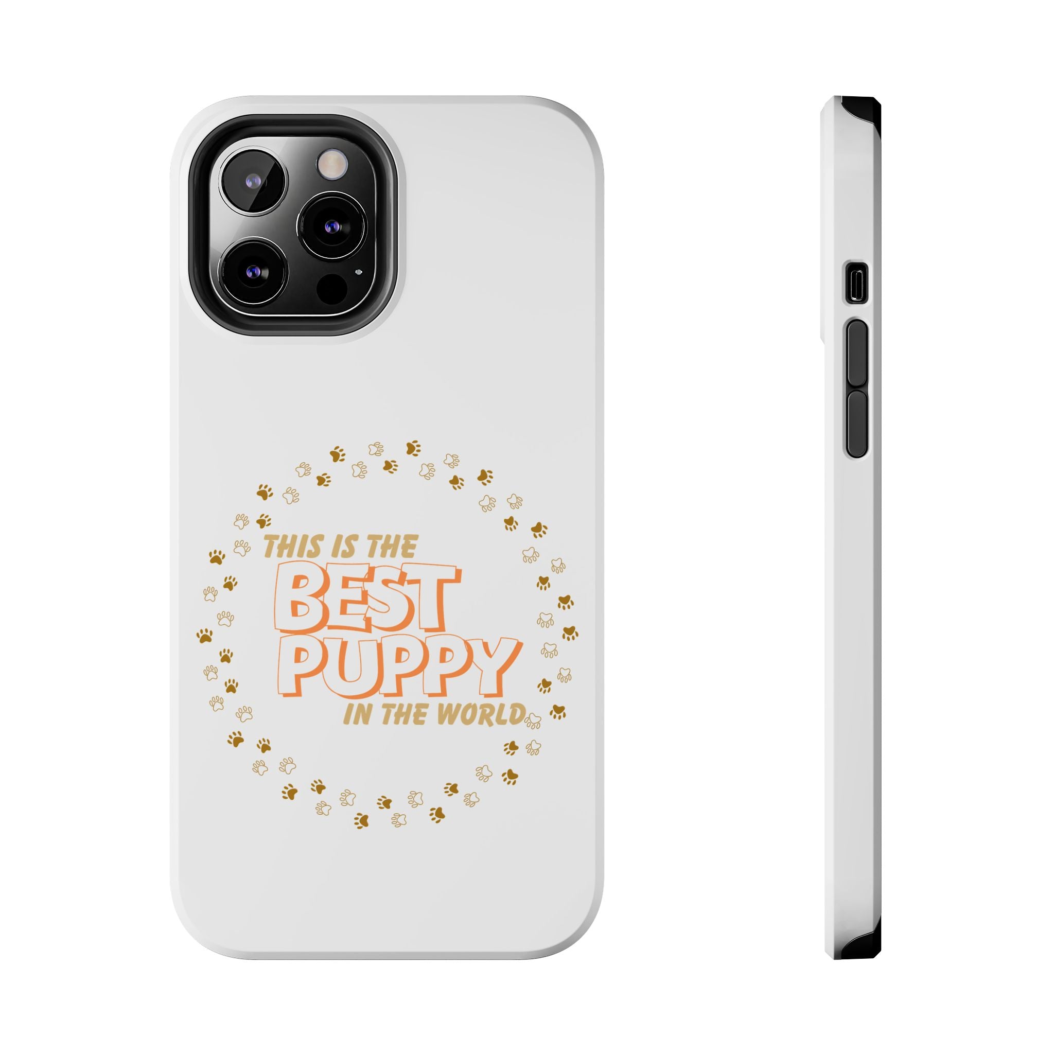 Best Puppy Phone Case — Cute Paw Print Tough Phone Case