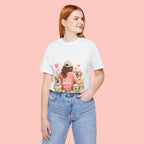 Dog Mom T-Shirt - Cute Woman with Dogs Graphic Tee