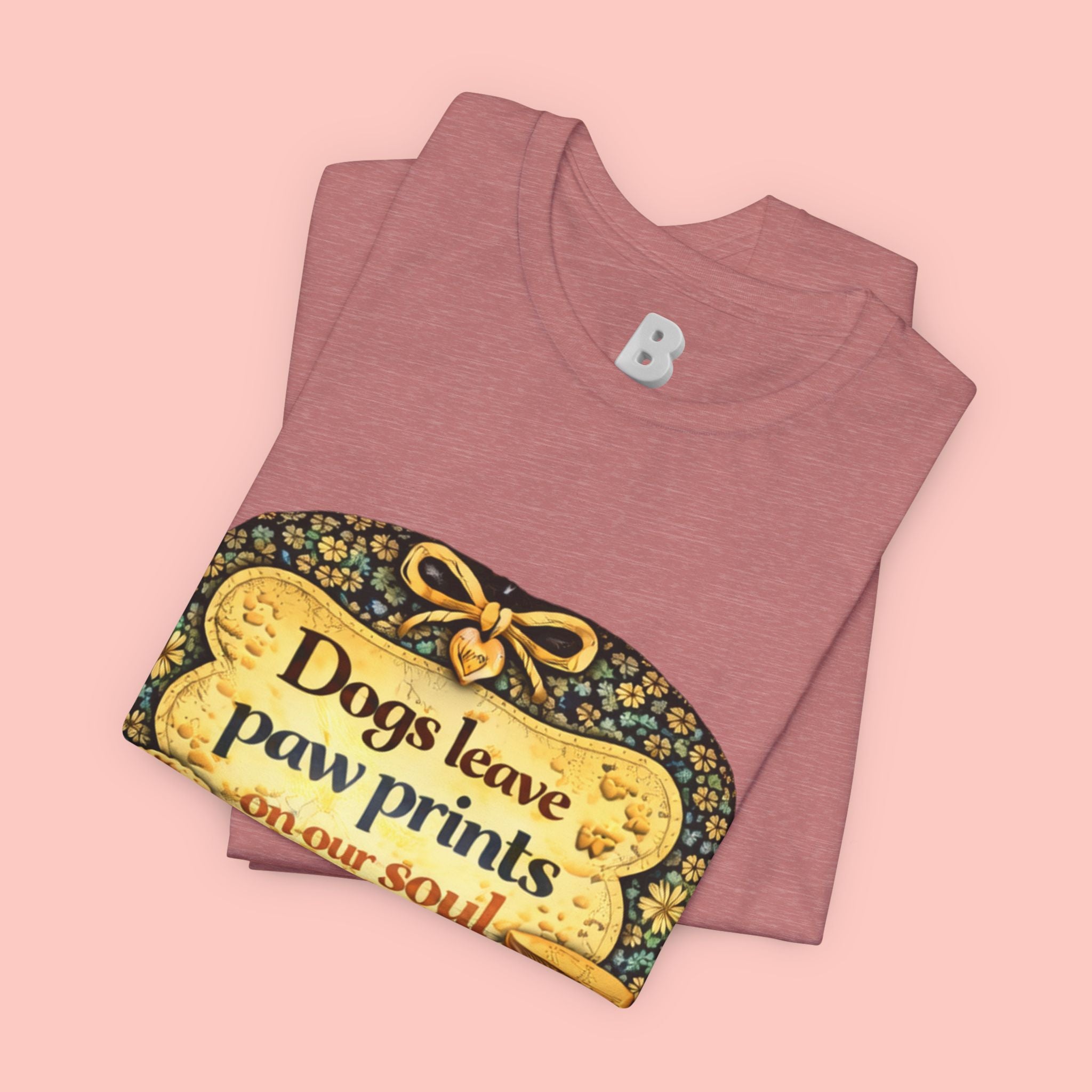 Dogs Leave Paw Prints Tee – Vintage Pet Lover T‑Shirt