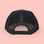 Dog Mom Trucker Cap — Rhinestone Lettering Snapback Hat