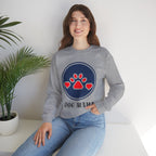 Dog Mama Crewneck Sweatshirt — Cute Paw Print Graphic for Dog Lovers