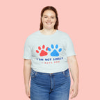 I Am Not Single I Have Dog T-Shirt — Cute Paw Print Dog Lover Tee