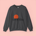 Enjoy the Morning Dog Crewneck Sweatshirt — Sunrise Labrador Graphic