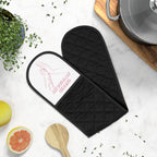 Love Paw Oven Mitts - Double-Sided Heat-Resistant Pot Holder for Pet Lovers