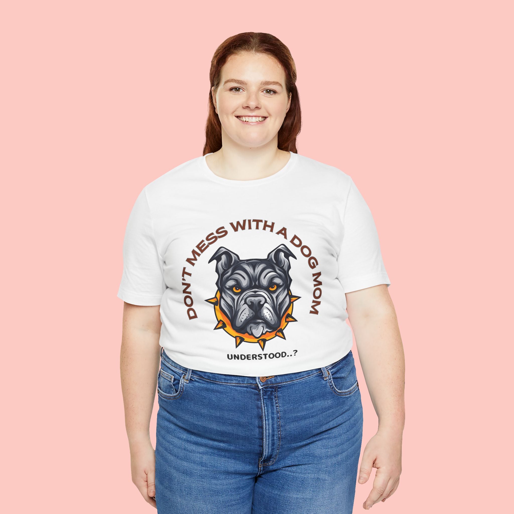 Dog Mom Tee — “Don't Mess With a Dog Mom” Graphic T‑Shirt