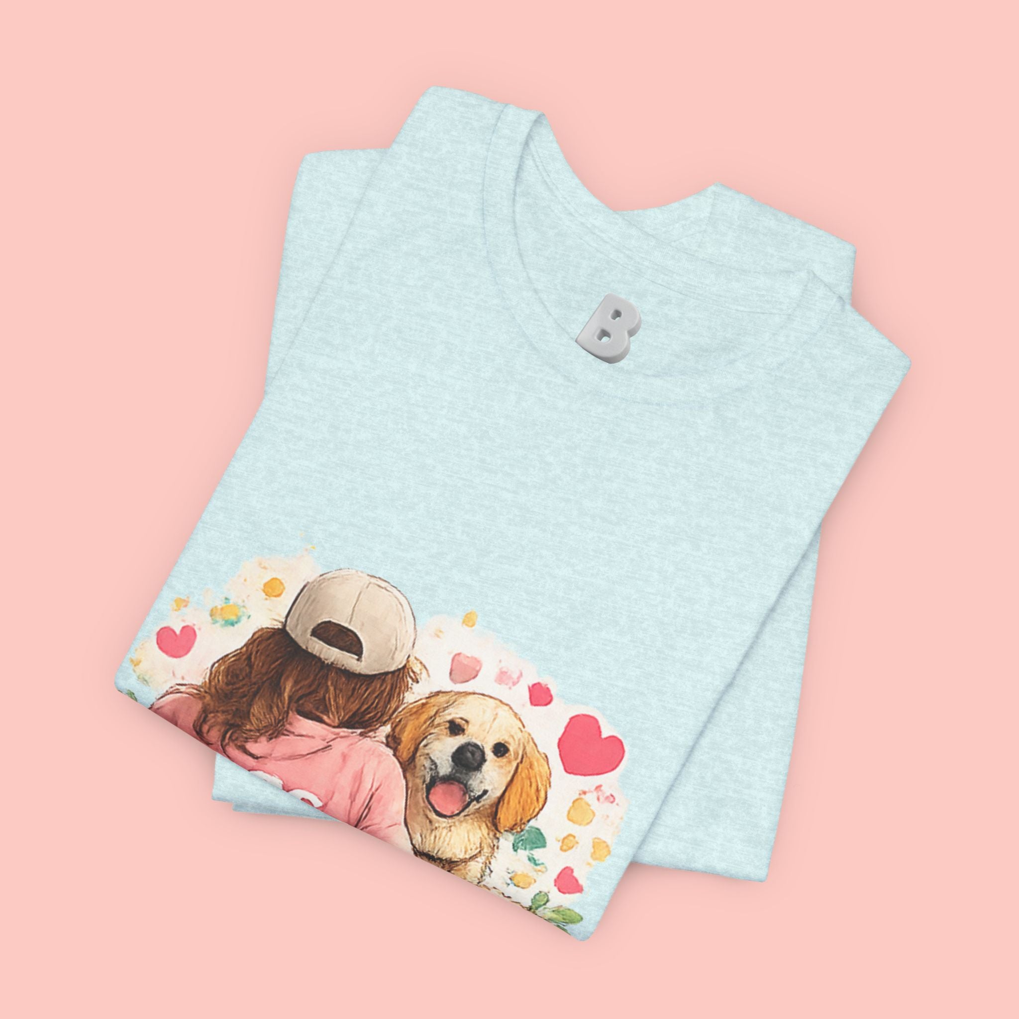 Dog Mom T-Shirt — Cute Floral Puppy Tee for Dog Lovers