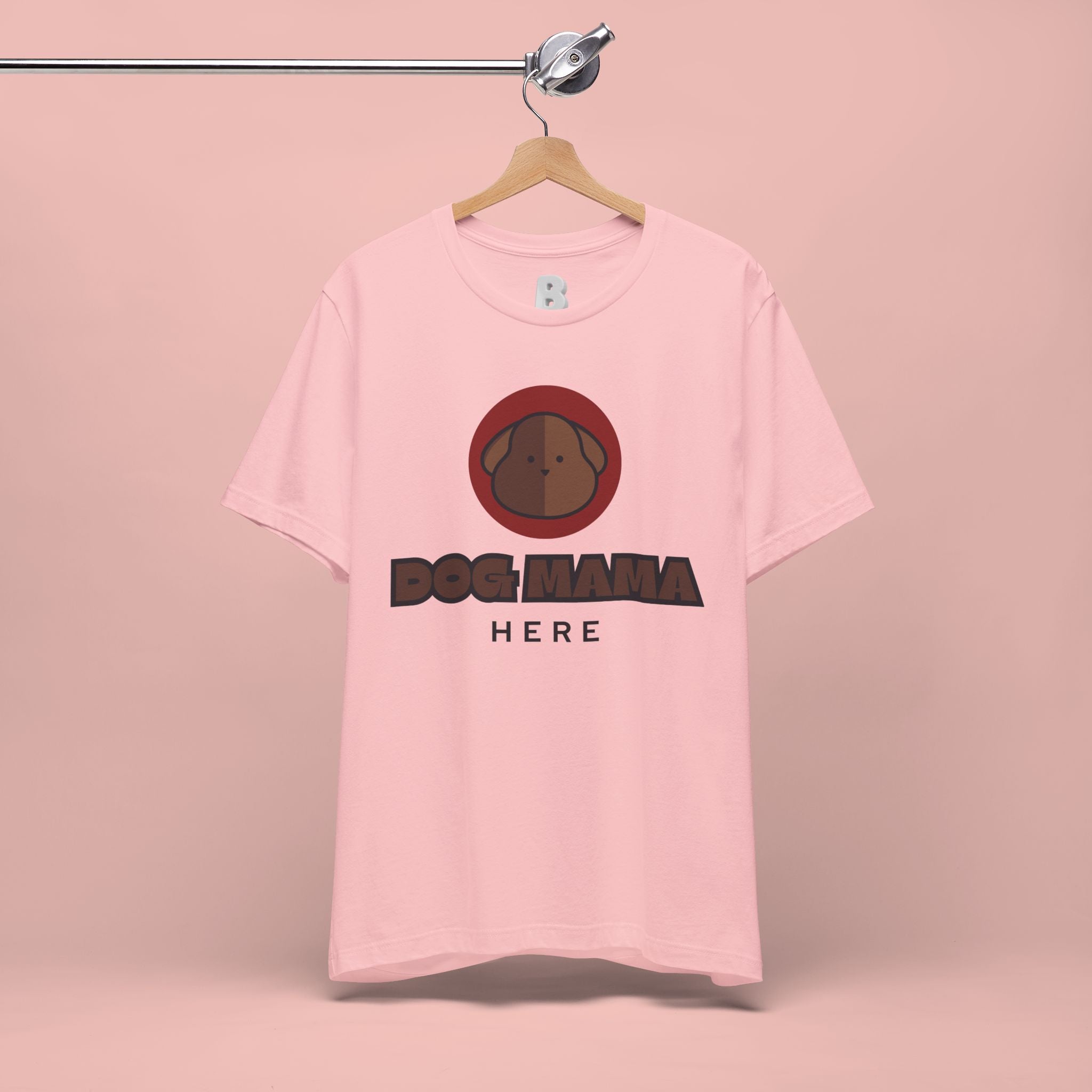 Dog Mama T-Shirt – Cute Brown Pup Graphic Tee