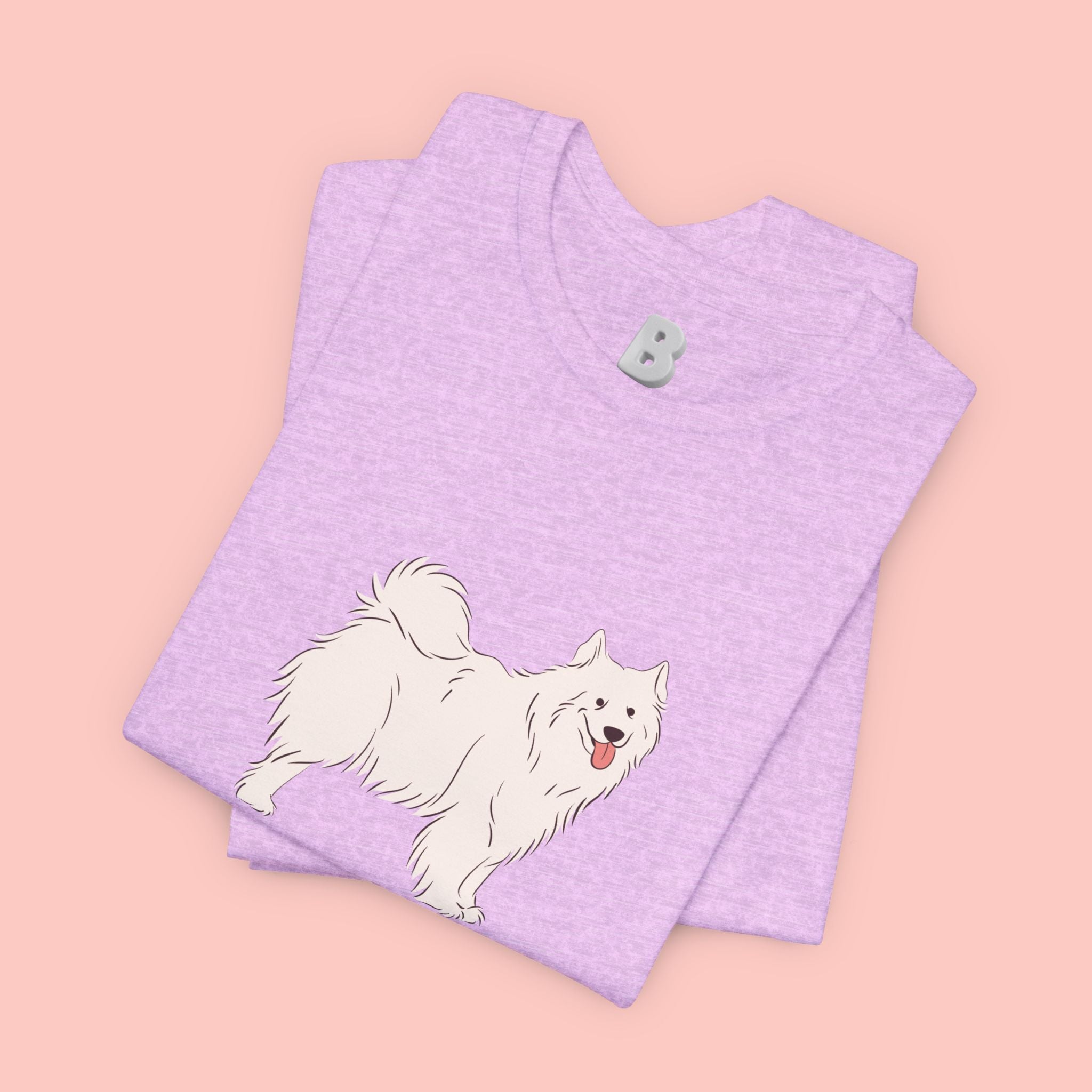 My Cute Paw Samoyed T‑Shirt — Cute Dog Graphic Tee for Pet Lovers