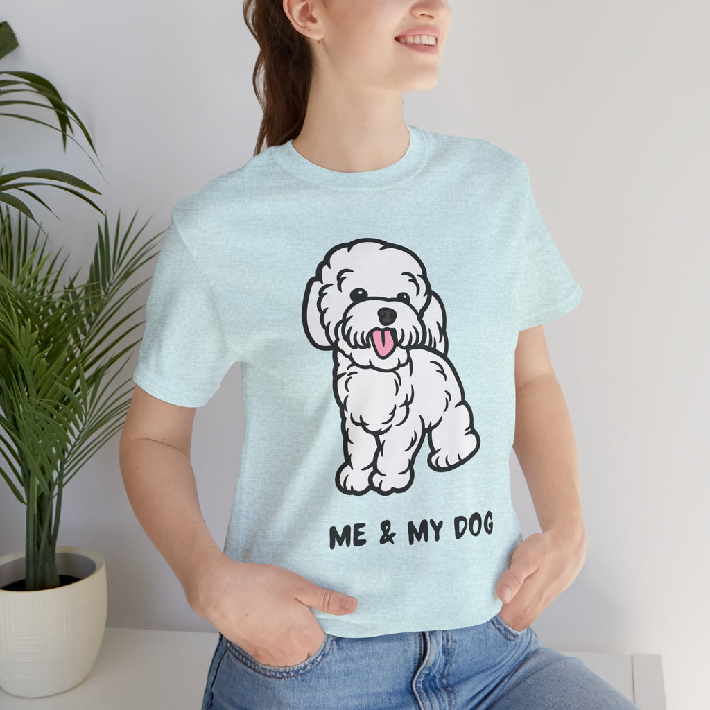 Me & My Dog T-Shirt — Cute Cartoon Puppy Tee for Dog Lovers
