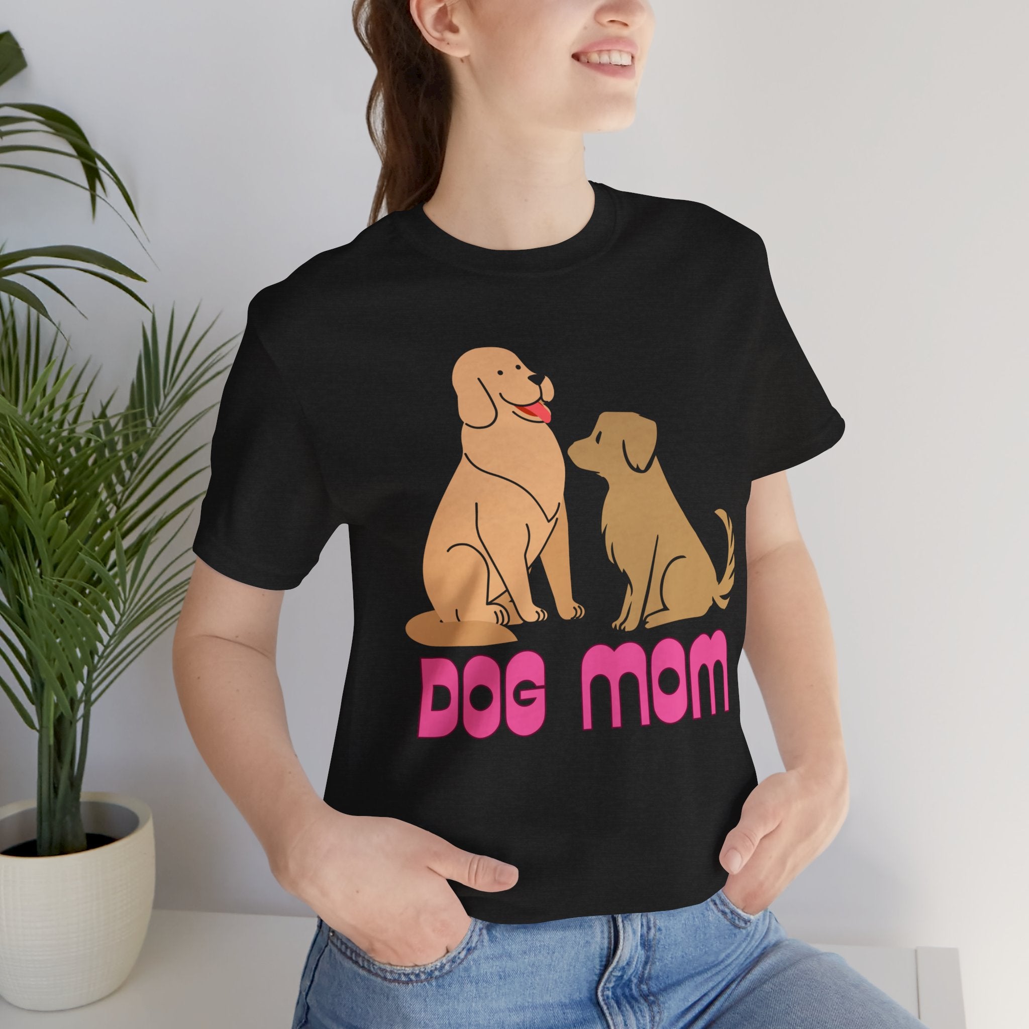 Dog Mom T‑Shirt — Cute Retro Dogs Graphic Tee for Dog Lovers