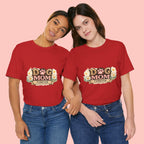 Dog Mom Forever T‑Shirt — Floral Paw Print Tee for Pet Lovers