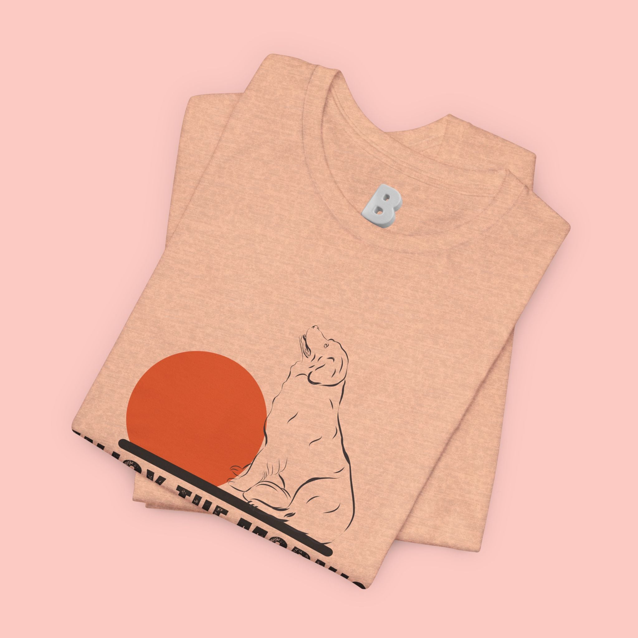 Enjoy the Morning Dog T-Shirt — Graphic Sunrise Pet Lover Tee