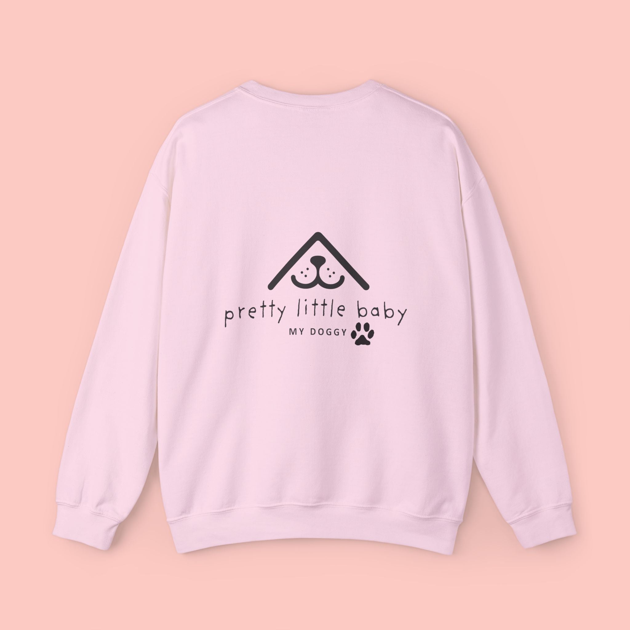 Pretty Little Baby Crewneck Sweatshirt – ‘My Doggy’ Paw Print Design