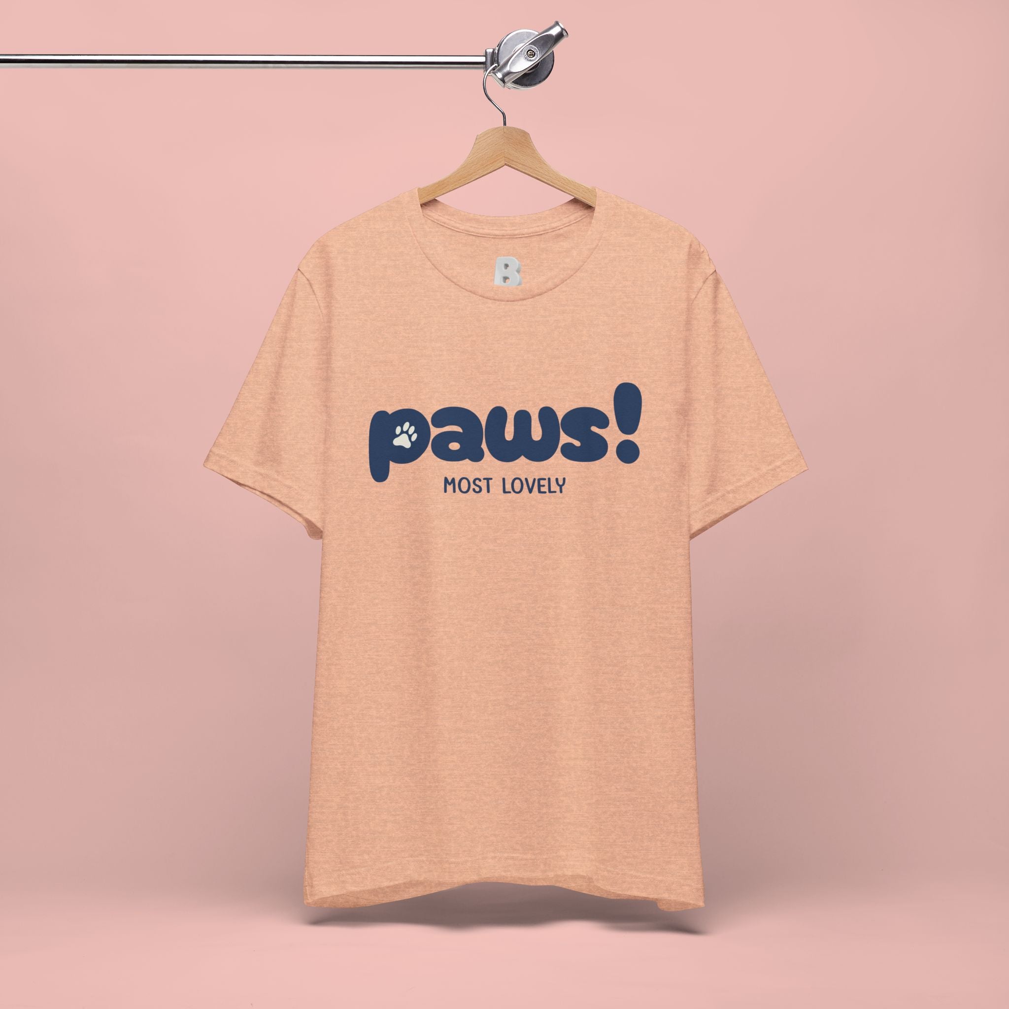 Paws! Cute Paw Print Tee — "Most Lovely" Graphic T-Shirt for Dog & Cat Lovers