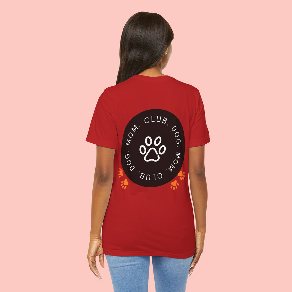 Dog Mom Club T-Shirt — Paw Print Graphic Tee for Pet Lovers