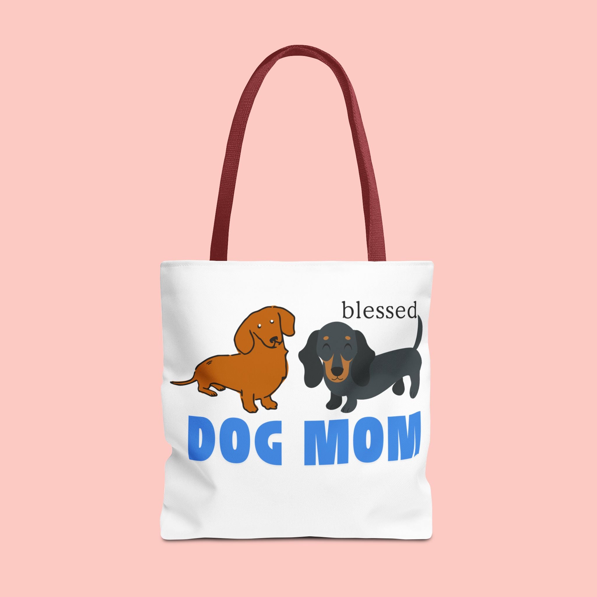Dog Mom Tote Bag — Blessed Dachshund Design