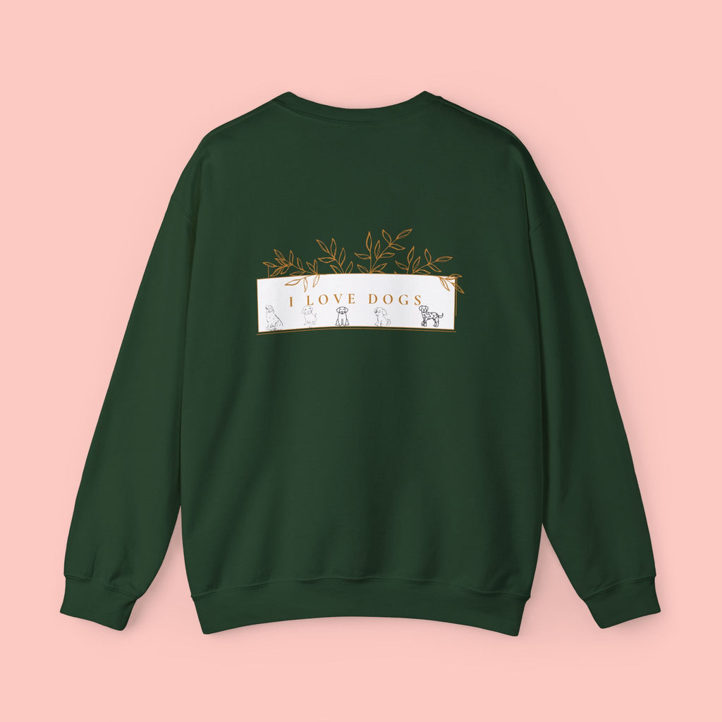 I Love Dogs Crewneck Sweatshirt